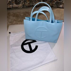 Telfar size Medium 
Pool Blue 
Used 
See photos